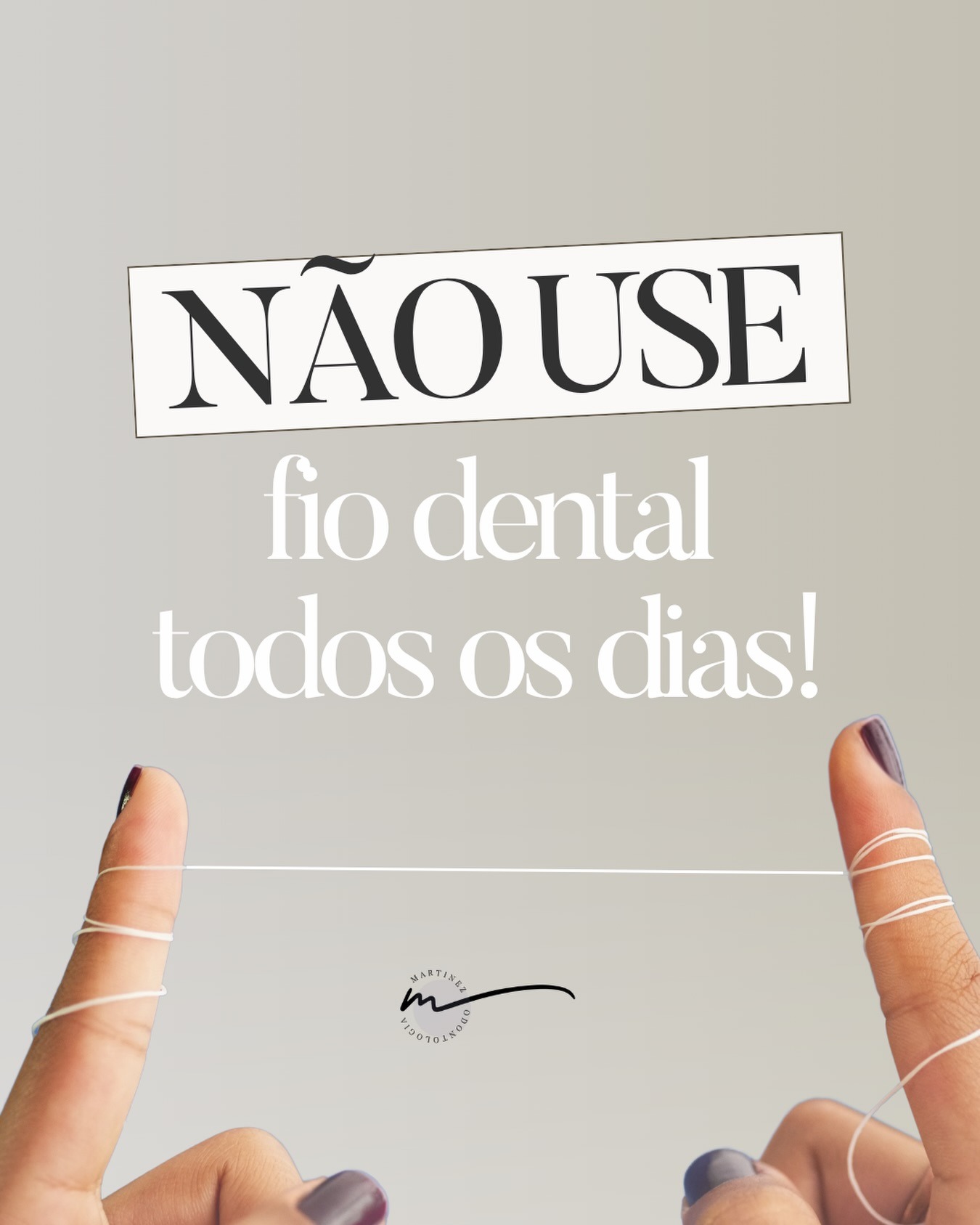 Cuidados com fio dental